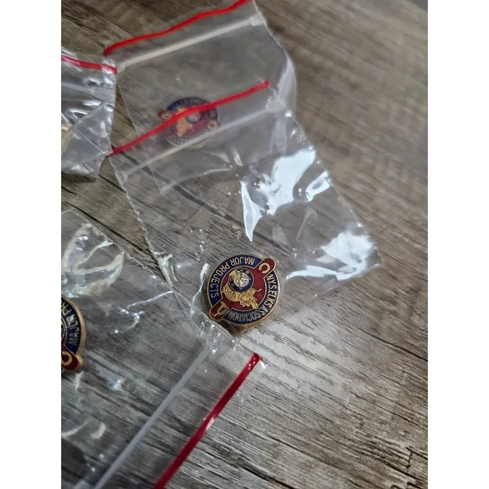 BPOE NYS Elks Association Pins Lot of 5 Major Projects CP Screw Back